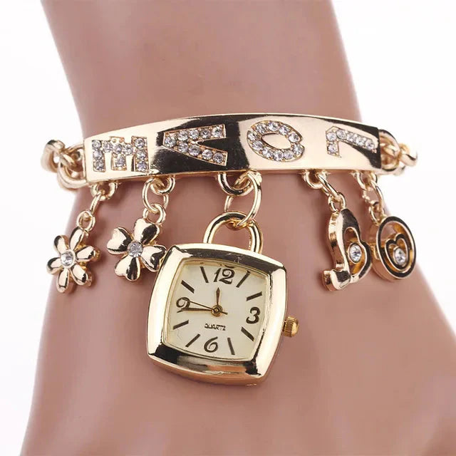 Relógio Feminino Pulseira Berloques - CharmTime